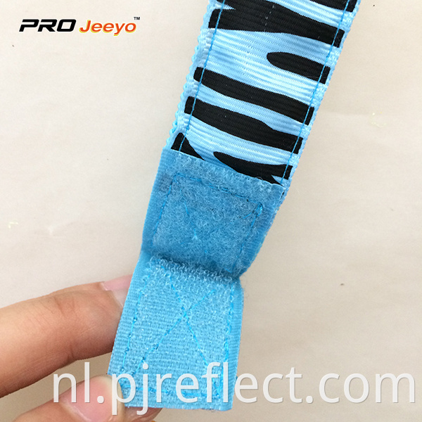 Blue Zebra Print Webbing Armband Wb Mbw004